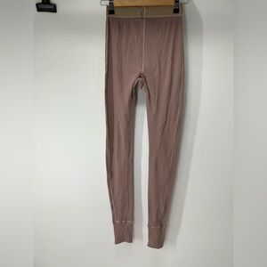 SKIMS Umber Ribbed Leggings XS